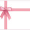 Pink Bow Ight Pink Gift Certificates Template Designs Pertaining To Pink Gift Certificate Template