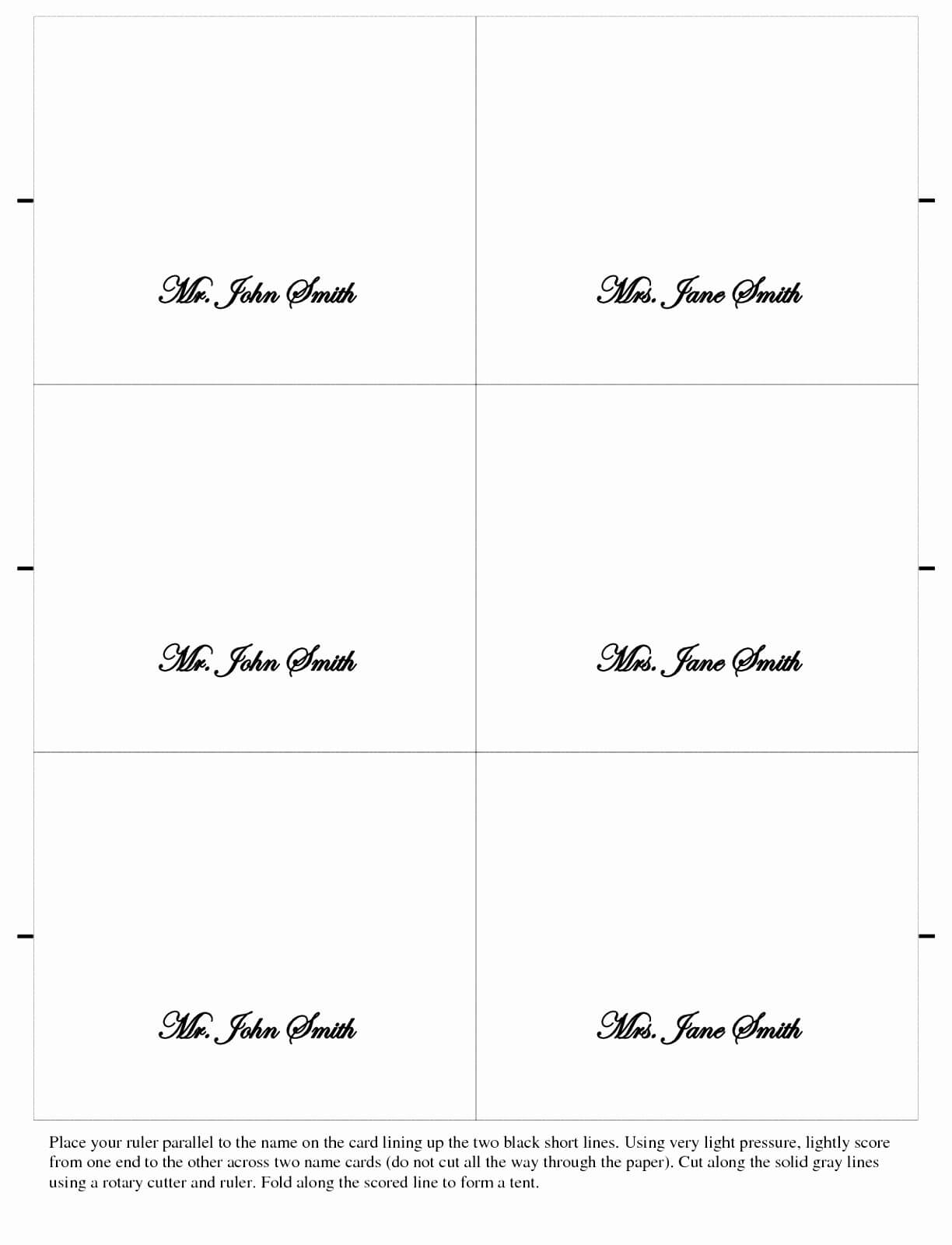 Place Card Template For Word – Yatay.horizonconsulting.co Pertaining To Place Card Template 6 Per Sheet