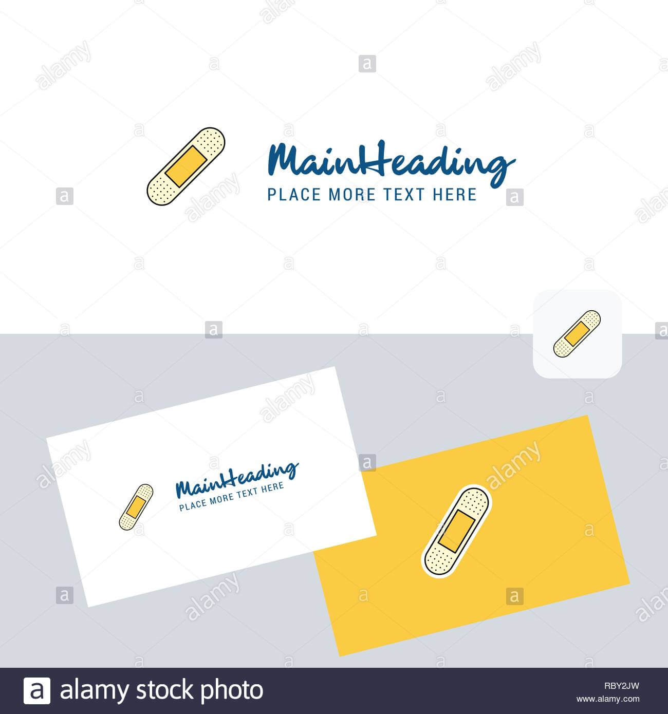 Plaster Vector Logotype With Business Card Template. Elegant In Plastering Business Cards Templates