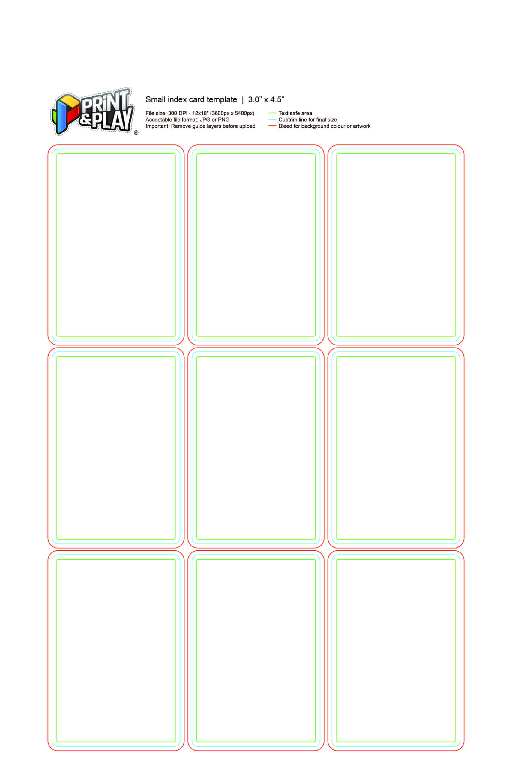Playing Cards : Formatting & Templates – Print & Play Intended For Free Printable Playing Cards Template