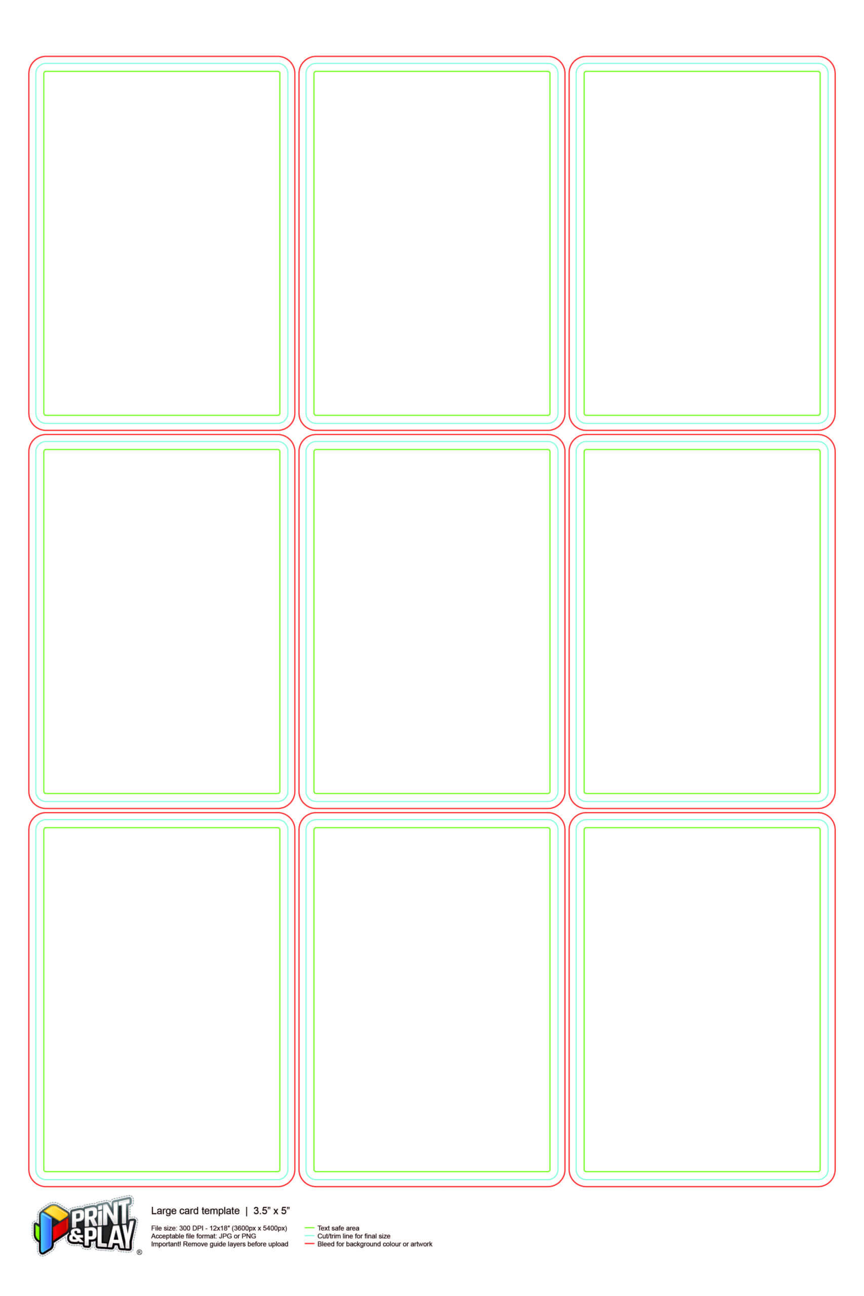 Playing Cards : Formatting & Templates – Print & Play Intended For Free Printable Playing Cards Template
