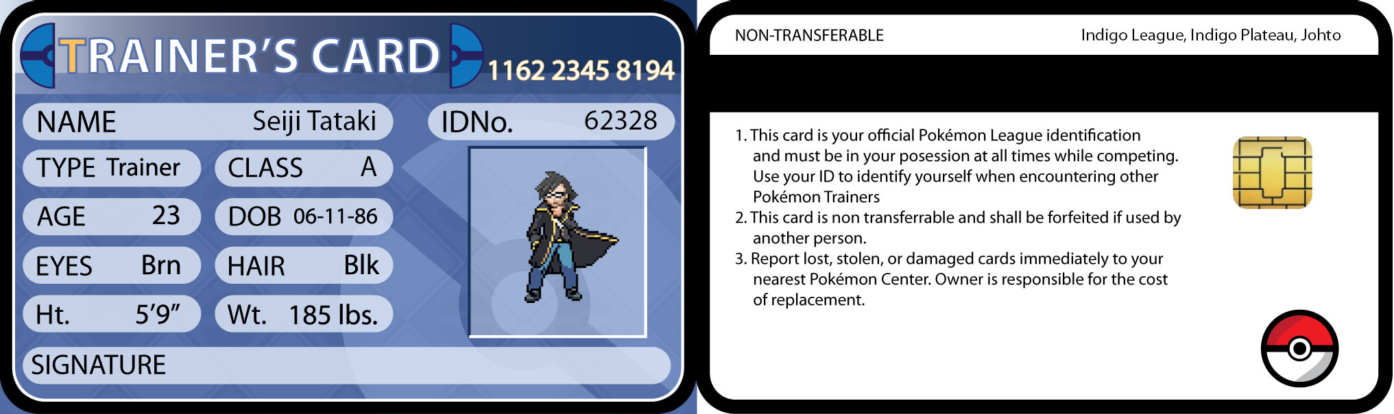 Pokemon Trainer Cardseijitataki On Deviantart Inside Pokemon Trainer Card Template