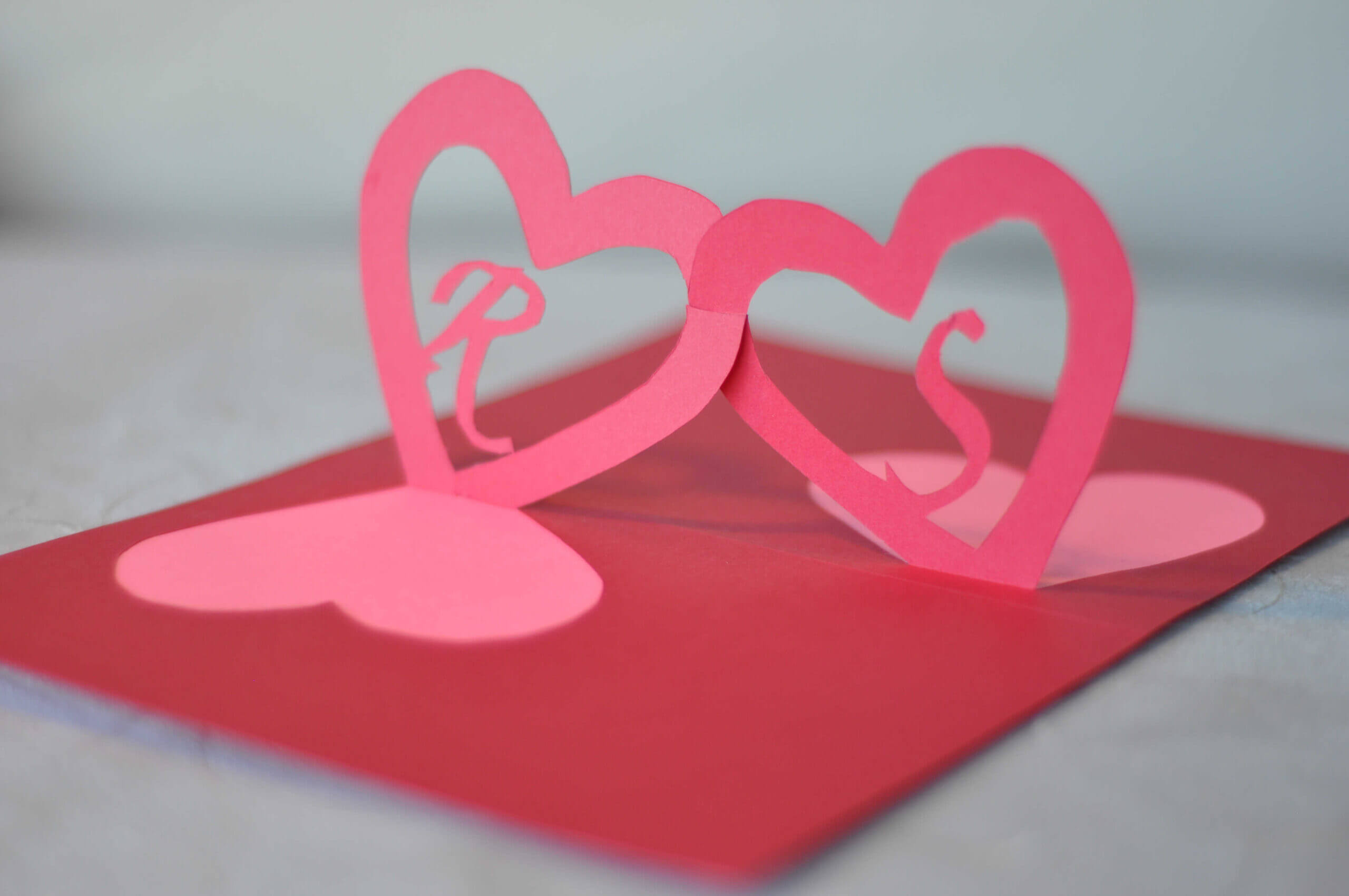 Pop Up Card Tutorials And Templates – Creative Pop Up Cards With Twisting Hearts Pop Up Card Template