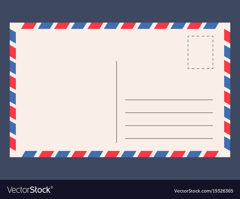 Post Card Template Pertaining To Post Cards Template