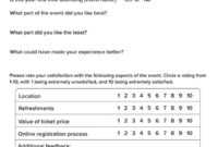 Post-Event Survey Tips And Template - Qgiv Success Center inside Event Survey Template Word