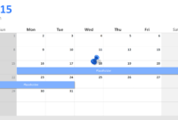 Powerpoint Calendar: The Perfect Start For 2015 throughout Powerpoint Calendar Template 2015