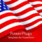 Powerpoint Template: American Flag Patriotic Background With Throughout American Flag Powerpoint Template
