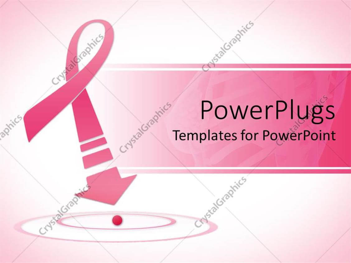 Powerpoint Template: Breast Cancer Awareness Pink Ribbon Inside Breast Cancer Powerpoint Template