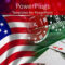 Powerpoint Template: Three Aces With American Flag In The For American Flag Powerpoint Template