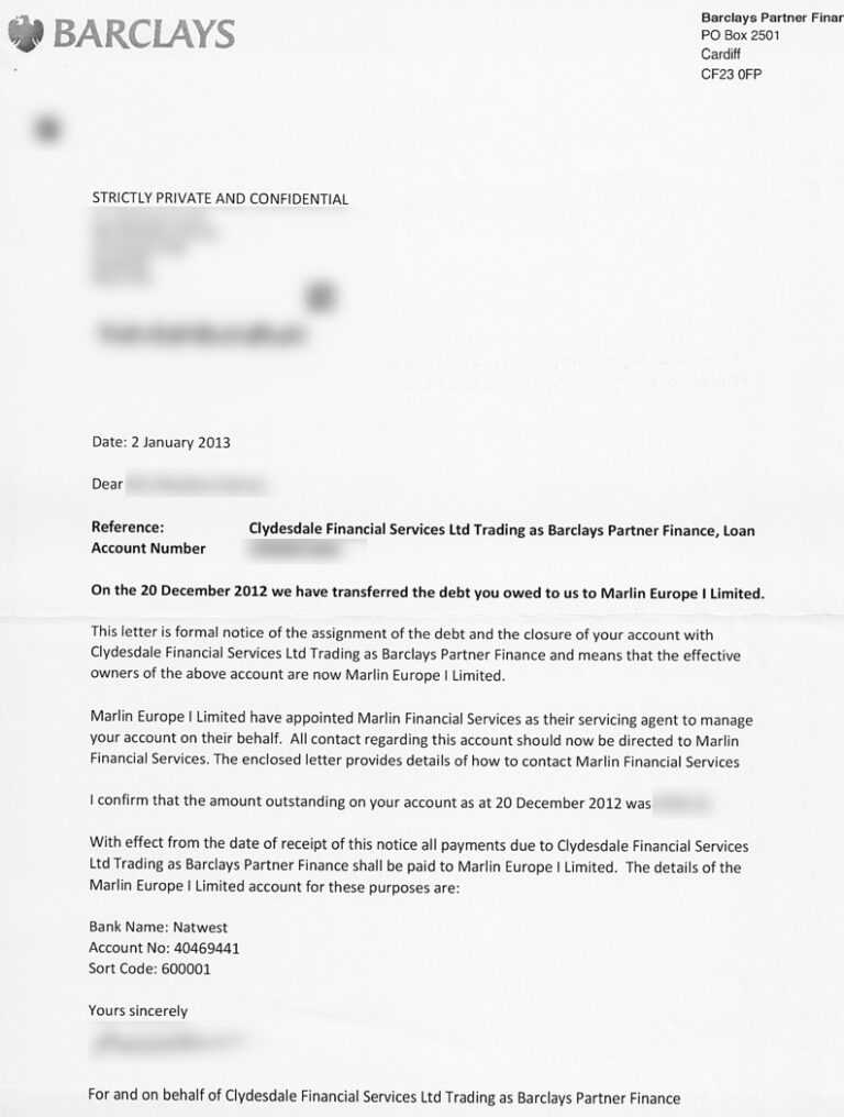 Ppi Claim Letter Template For Credit Card