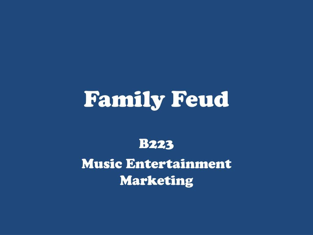 Ppt – Family Feud Powerpoint Presentation, Free Download With Regard To Family Feud Powerpoint Template With Sound