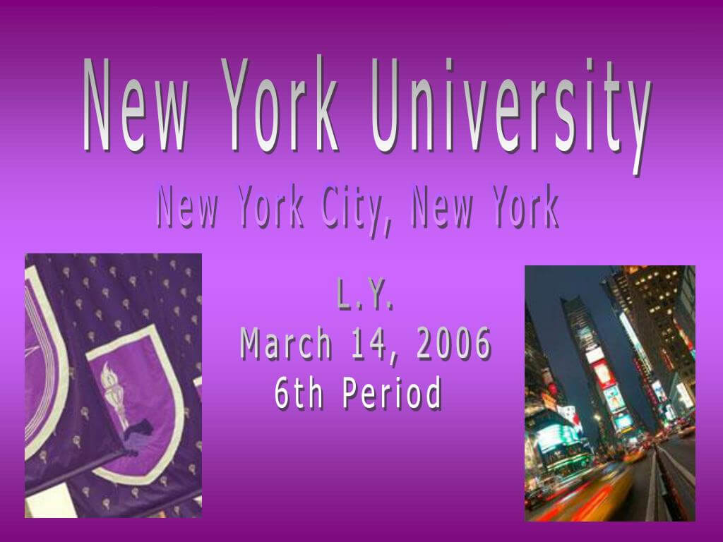 Ppt – New York University Powerpoint Presentation, Free With Regard To Nyu Powerpoint Template