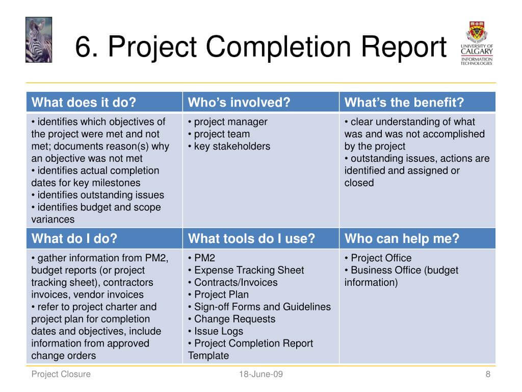 Ppt – Project Closure Powerpoint Presentation, Free Download Intended For Project Closure Report Template Ppt