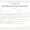 Printable Art Certificate Of Authenticity Template 12 In Certificate Of Authenticity Template