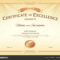 Printable Award Ribbon | Certificate Of Excellence Template Throughout Award Of Excellence Certificate Template