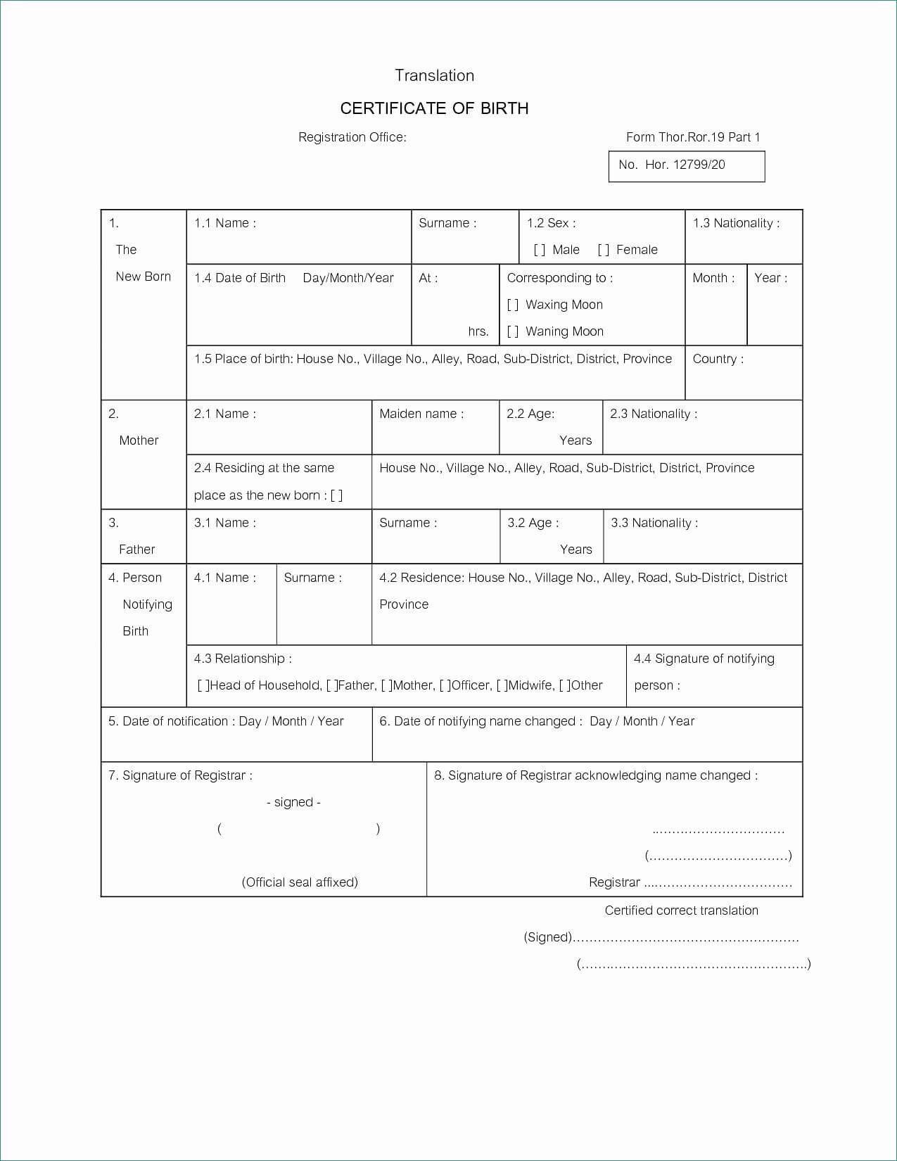 Printable Birth Certificate Templates - Yatay Within Novelty Birth Certificate Template