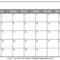 Printable Blank Calendar 2020 | Dream Calendars Pertaining To Full Page Blank Calendar Template