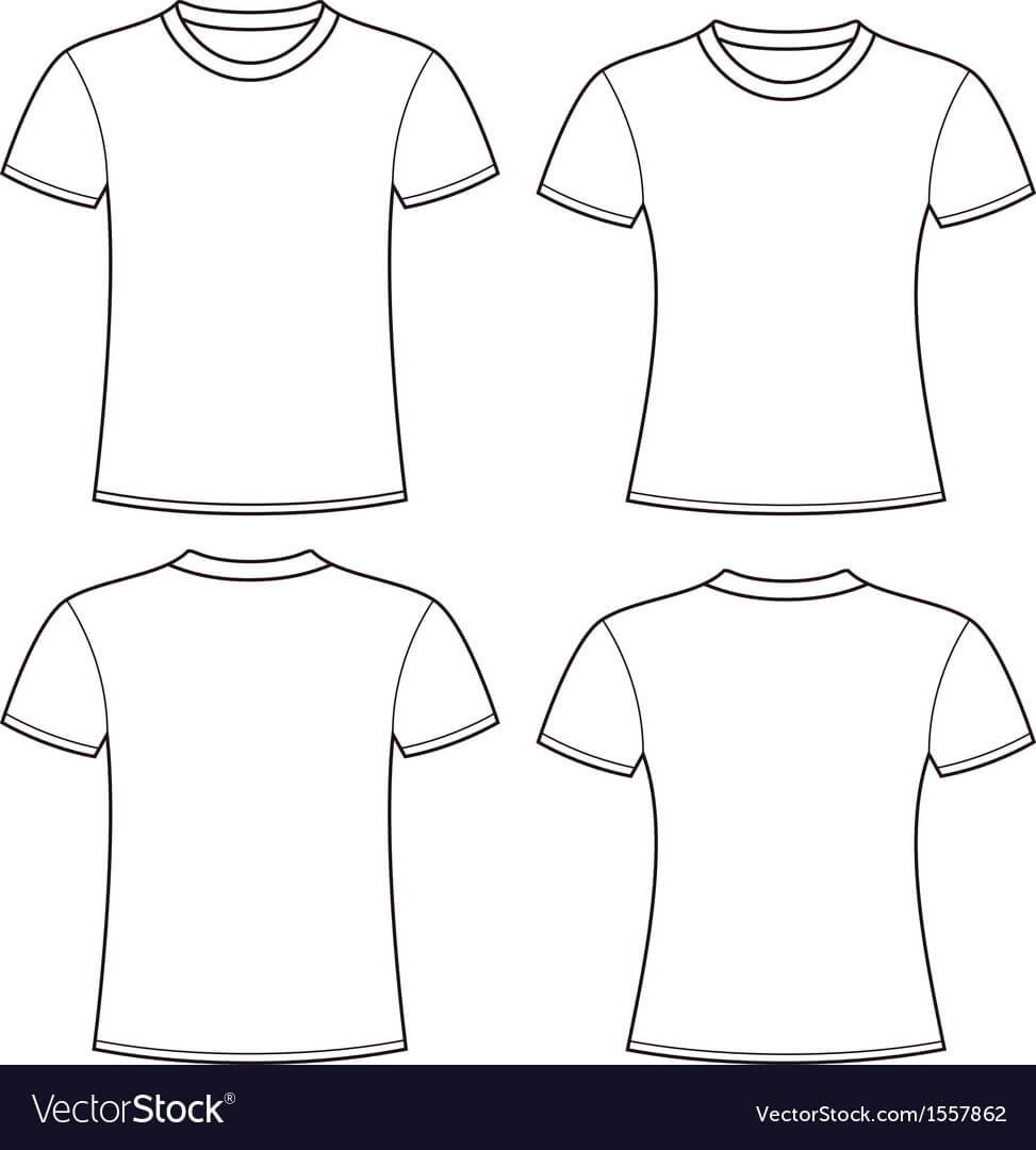 Printable Blank Tshirt Template – C Punkt In Blank Tshirt Template Pdf