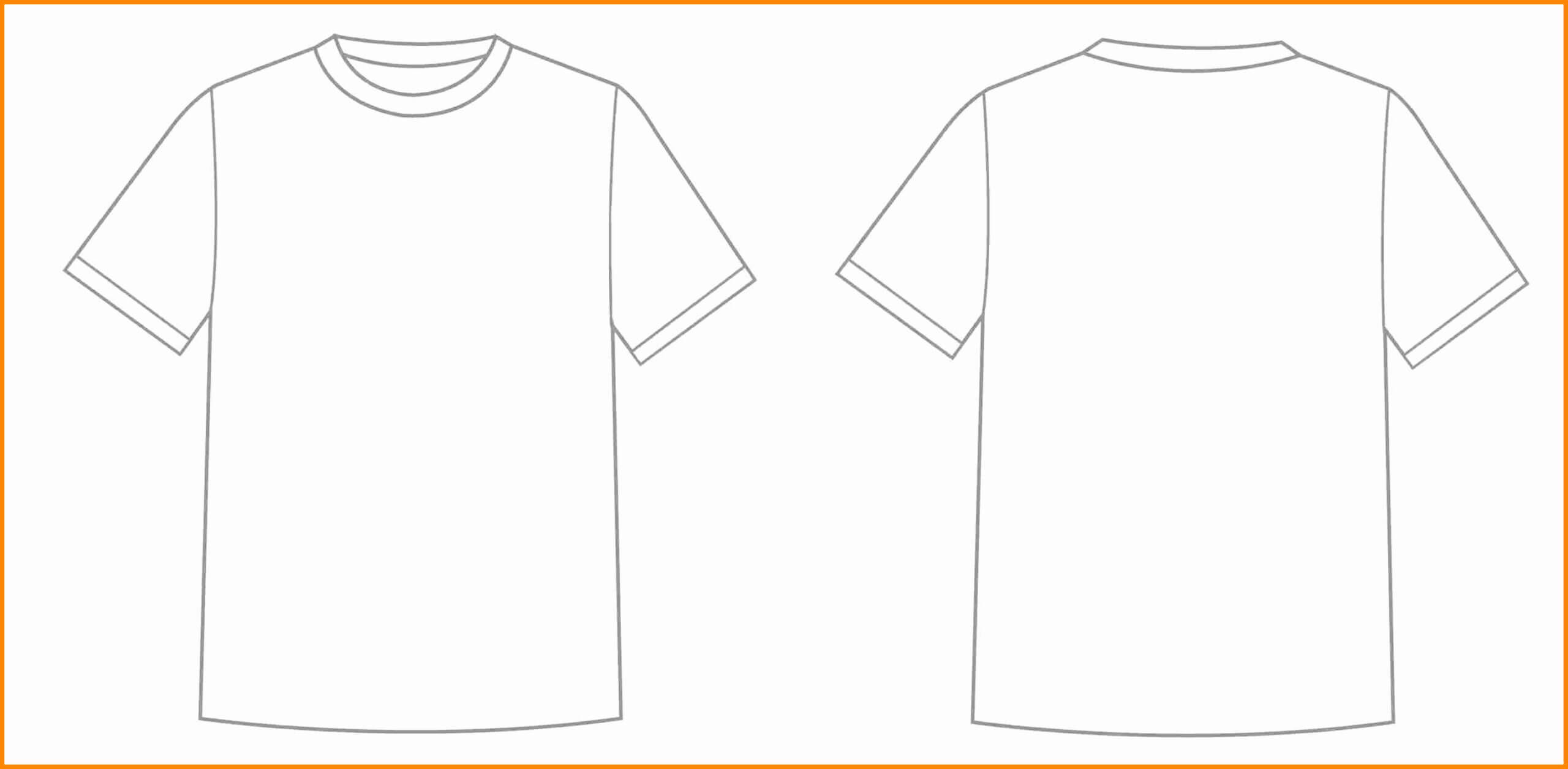 Printable Blank Tshirt Template - C-Punkt in Printable Blank Tshirt ...