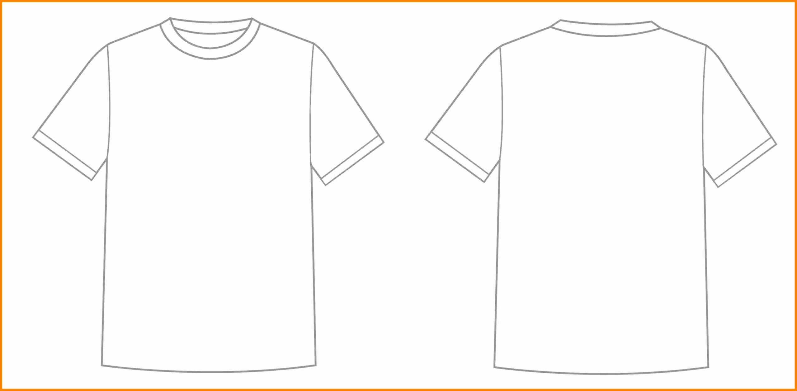 Printable Blank Tshirt Template - C-Punkt in Printable Blank Tshirt ...