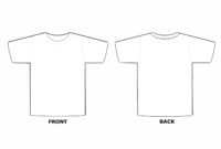 Printable Blank Tshirt Template - C-Punkt pertaining to Blank Tshirt Template Pdf
