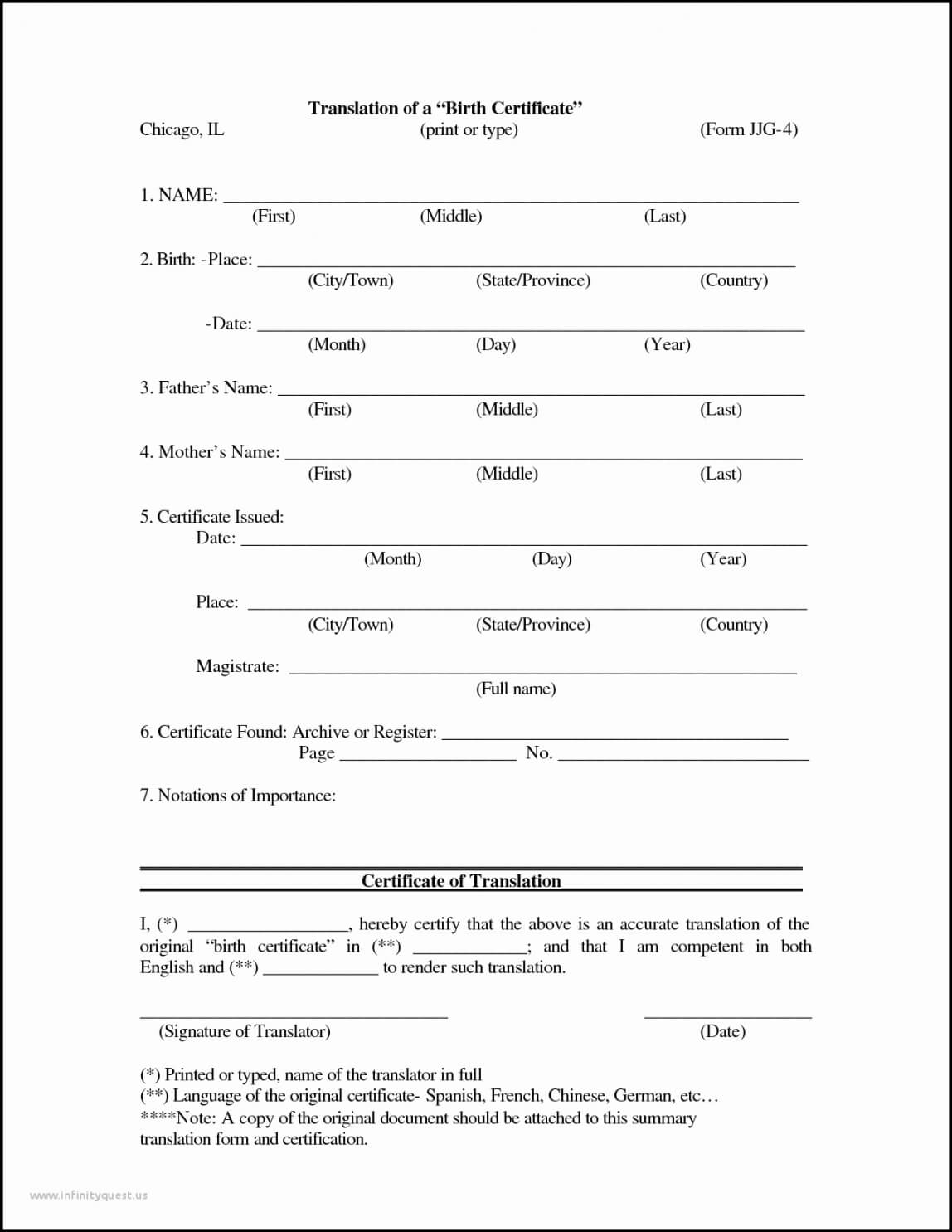 Printable Cuban Birth Certificate Simplistic 10 Best Of Pertaining To Mexican Marriage Certificate Translation Template