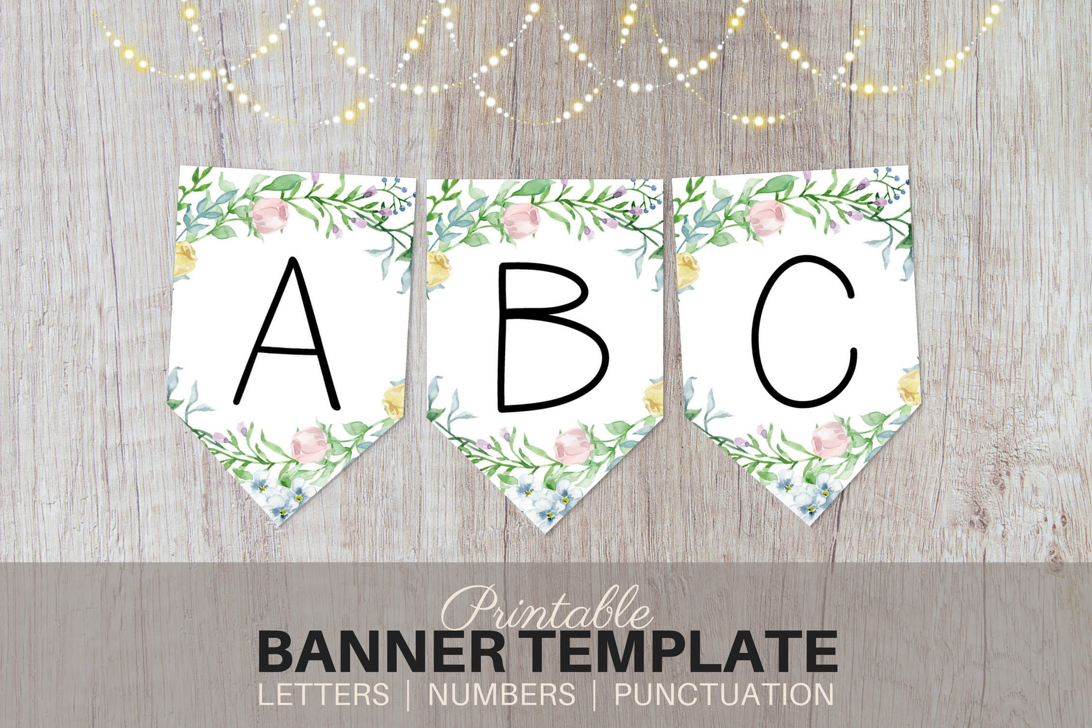 Printable Custom Banner Template – Spring Floral Roses – Personalized  Banner Pdf Bridal Shower, Birthday, Baby Shower, Party In Bride To Be Banner Template