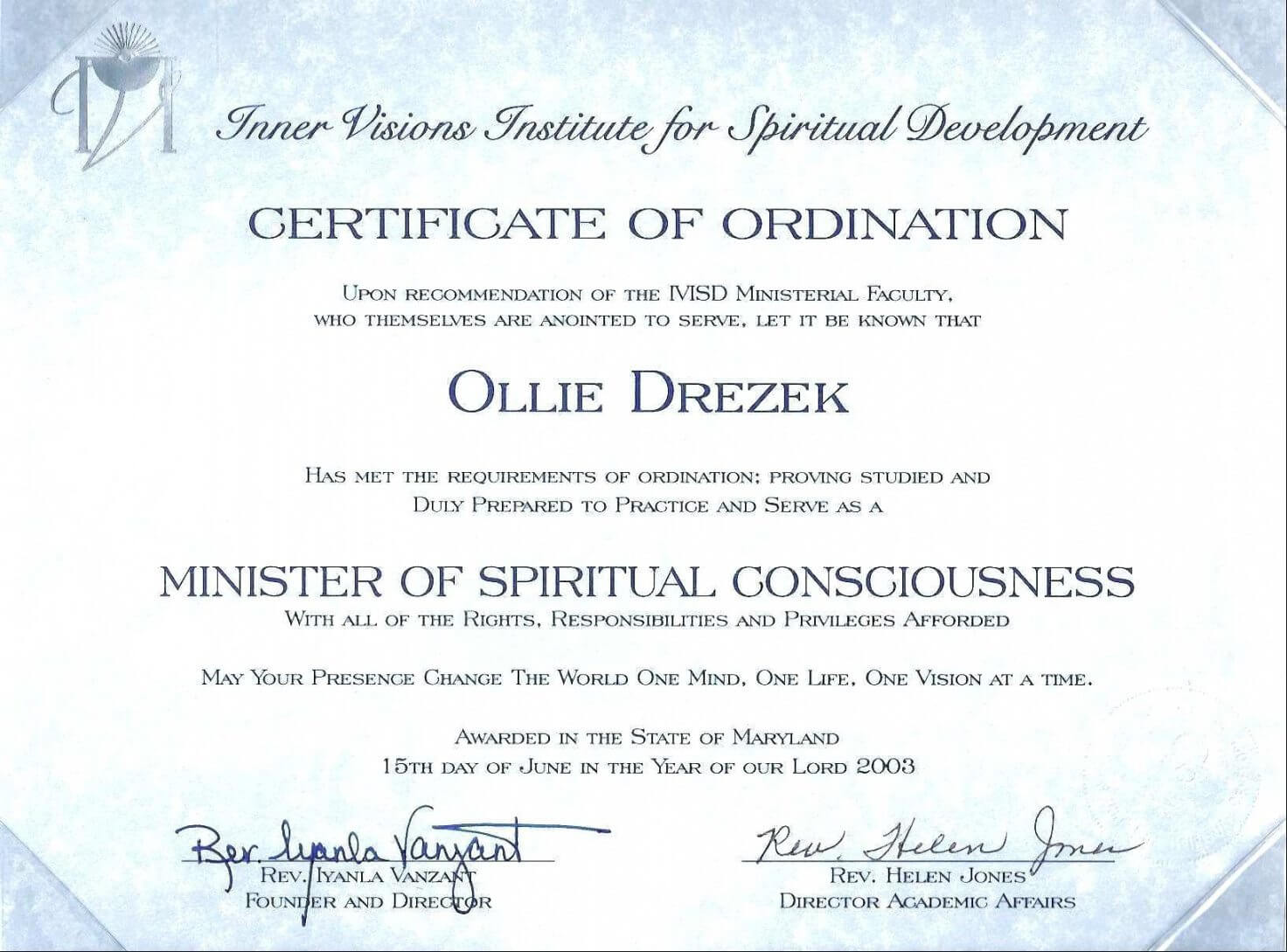 Printable Deacon Ordination Certificate Template Best Of Inside Ordination Certificate Template