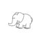 Printable Elephant Templates / Elephant Shapes For Kids Regarding Blank Elephant Template