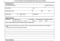 Printable Insurance Incident Report - Fill Online, Printable with regard to Insurance Incident Report Template