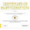 Printable Participation Certificate | Templates At In Certificate Of Participation In Workshop Template