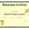 Printable Printable Achievement Certificates Kids Hard In Certificate Of Achievement Template For Kids