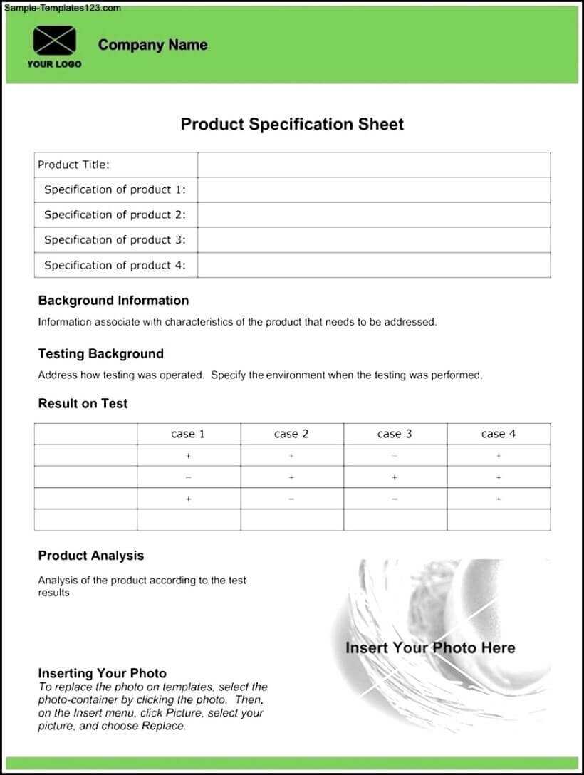 Product Data Sheet Template – Topa.mastersathletics.co Within Datasheet Template Word