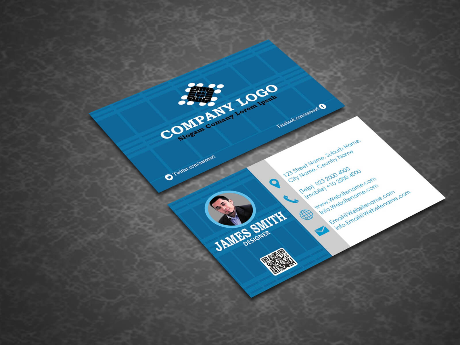 Profesional Business Cards Templatedesign Polsah On Dribbble Intended For Buisness Card Templates