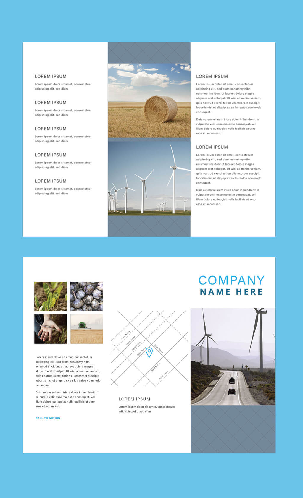 Professional Brochure Templates | Adobe Blog For Adobe Illustrator Tri Fold Brochure Template