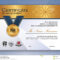Professional Certificate Template Design Stock Vector In Professional Award Certificate Template