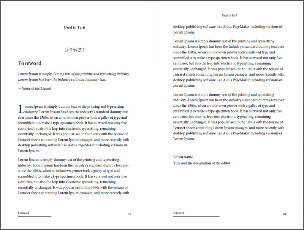 Professional Looking Book Template For Word, Free - Used To Tech For 6X9 Book Template For Word