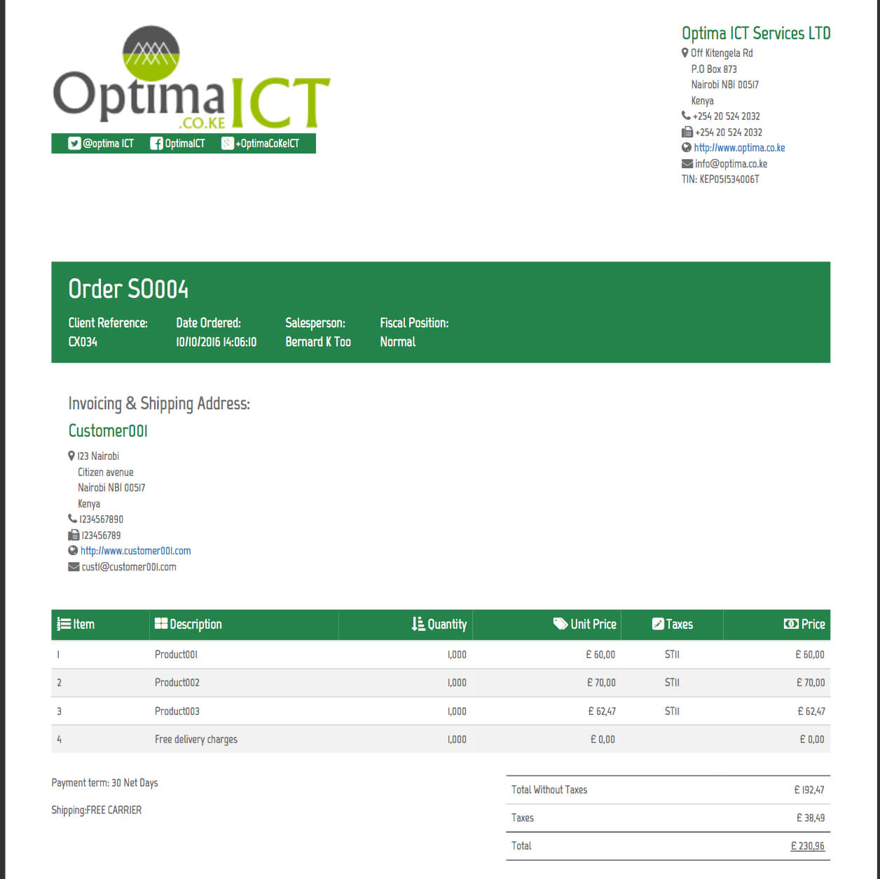 Professional Report Templates | Odoo Apps Intended For Section 37 Report Template