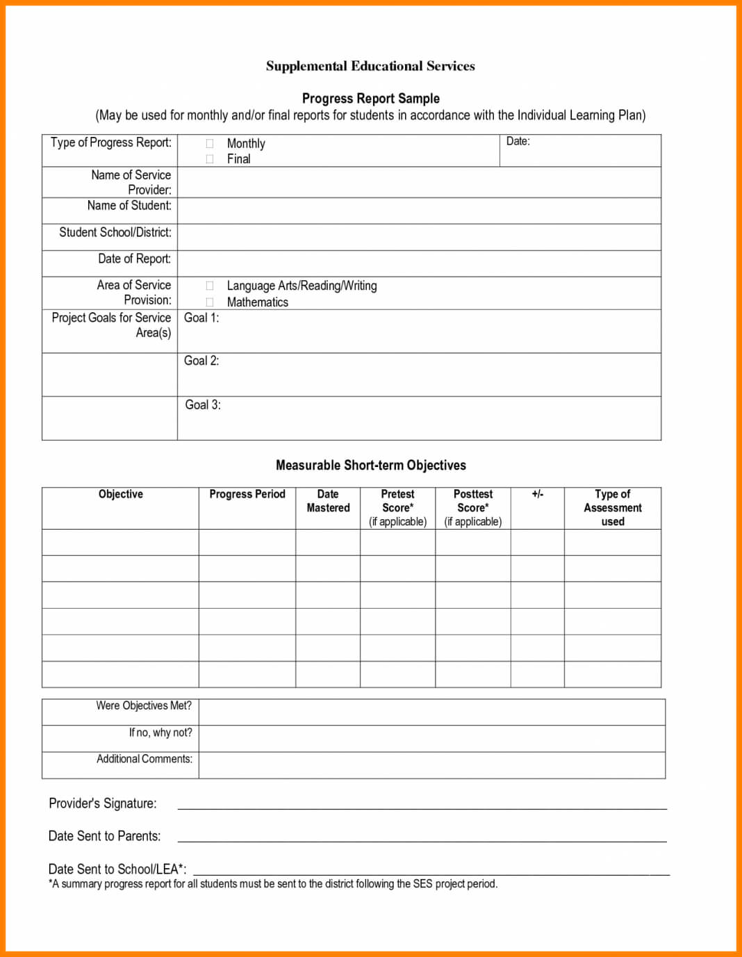 Progress Report Mplate Format Student Pdf Pertaining To Inside School Progress Report Template