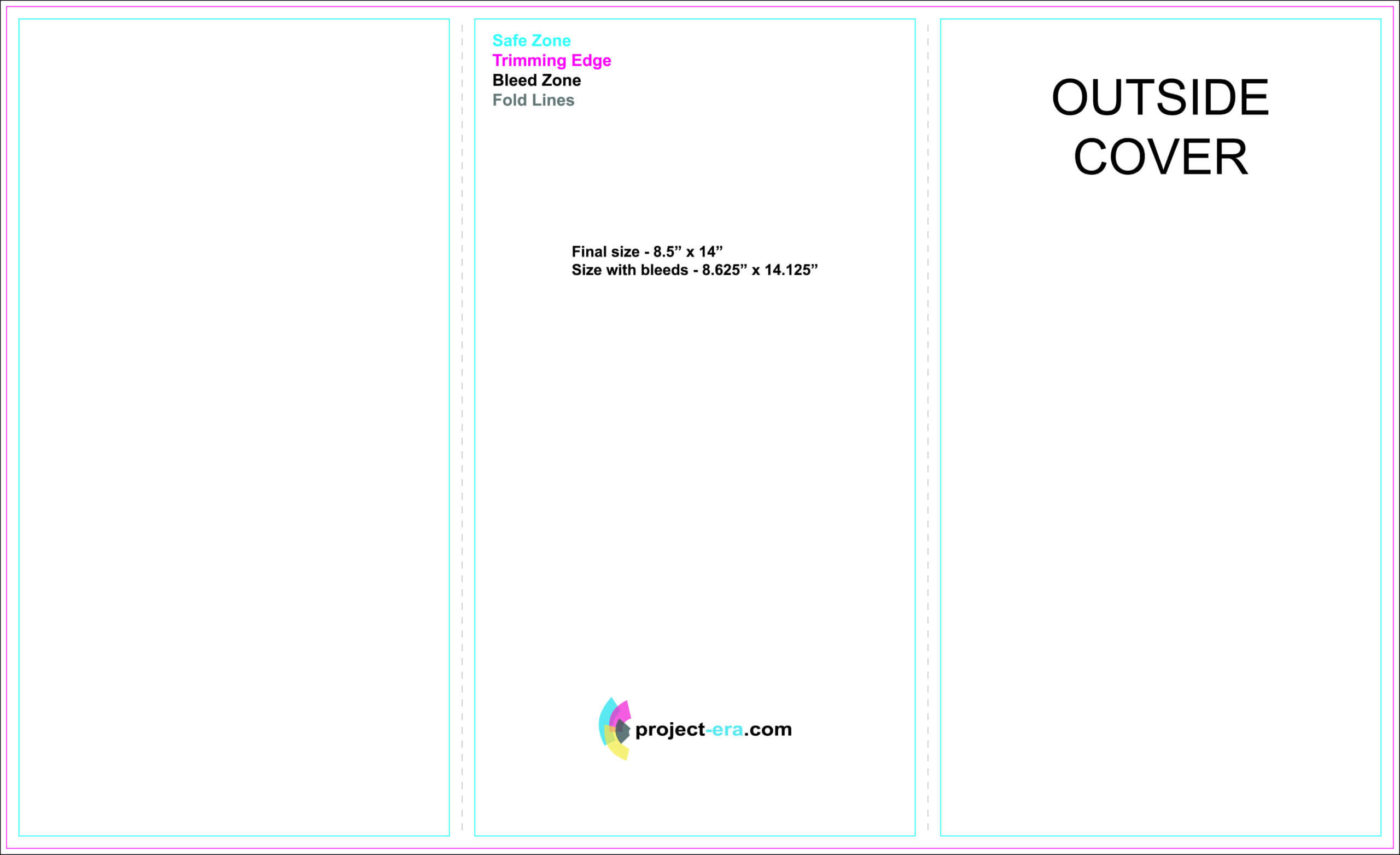 Project Era – Print & Design Services – Print Templates With Regard To Three Fold Card Template