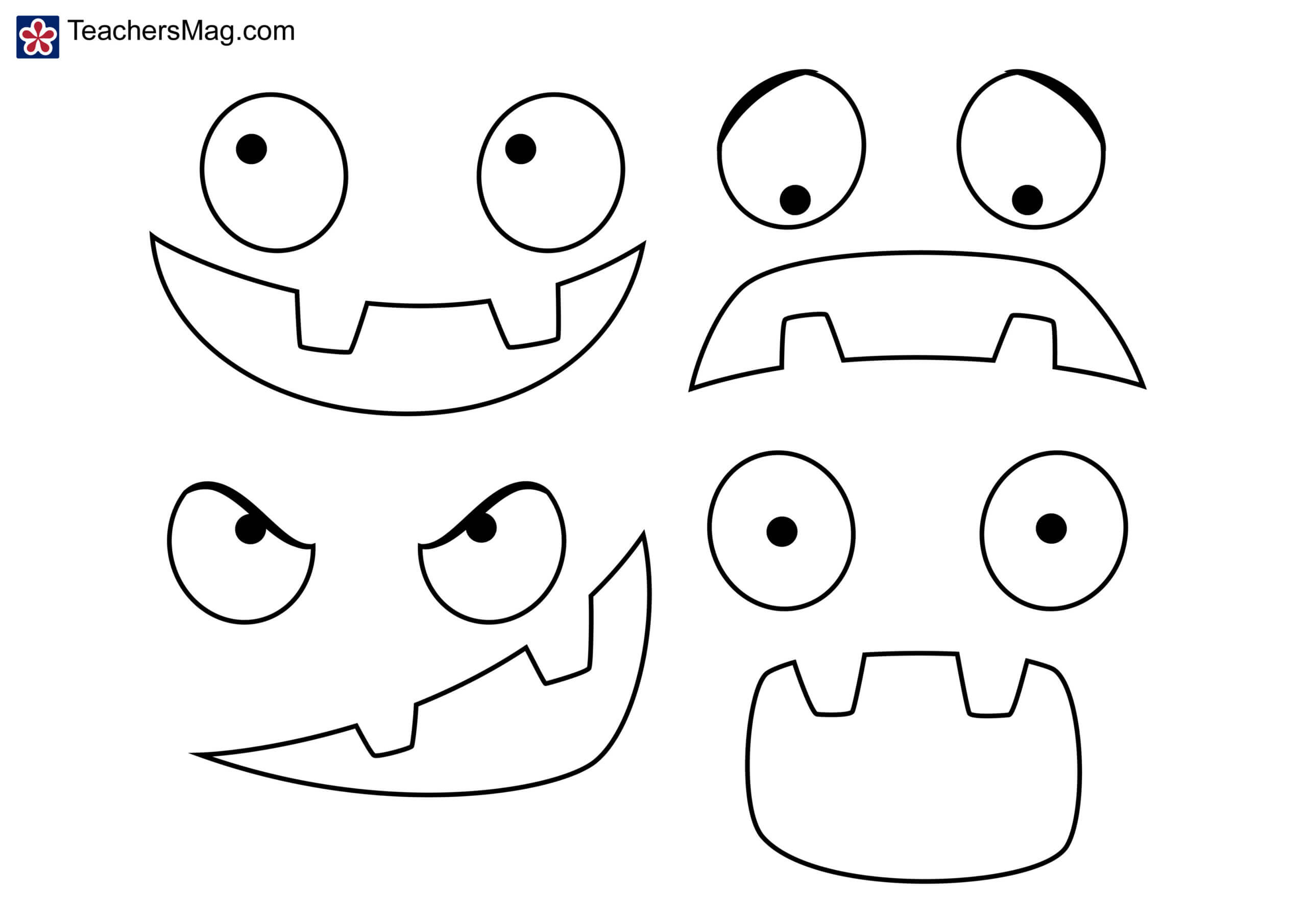 Pumpkin Emotions Activity | Teachersmag In Blank Face Template Preschool