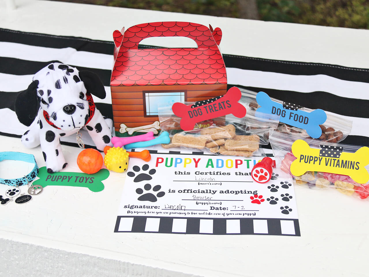 Puppy Adoption Kit | Fun365 Inside Toy Adoption Certificate Template