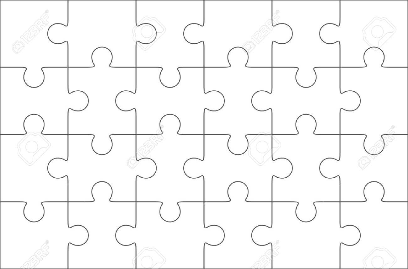 Puzzle Template – Bolan.horizonconsulting.co Pertaining To Blank Jigsaw Piece Template