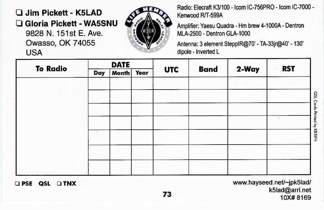 Qsl Card Template ] – Qsl Card Template L Vusashop Com Qsl Inside Qsl Card Template