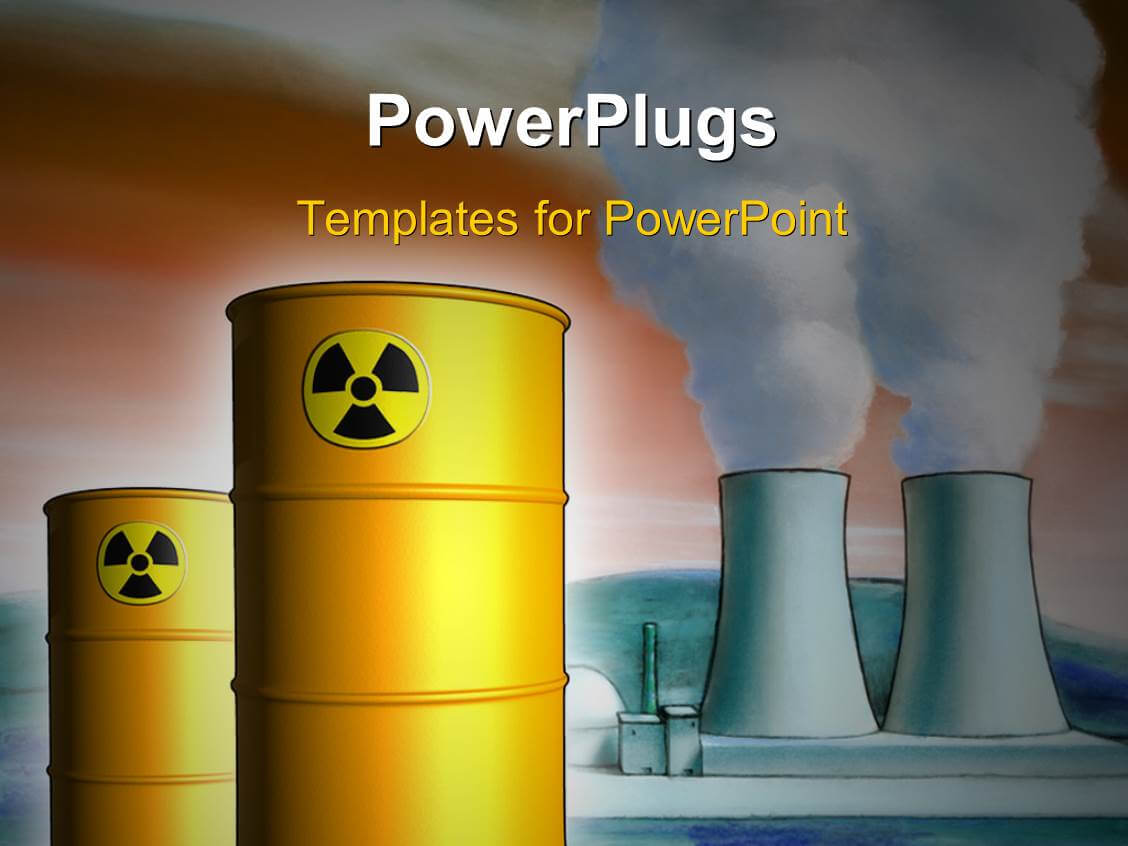 Radioactive Powerpoint Templates W/ Radioactive Themed In Nuclear Powerpoint Template
