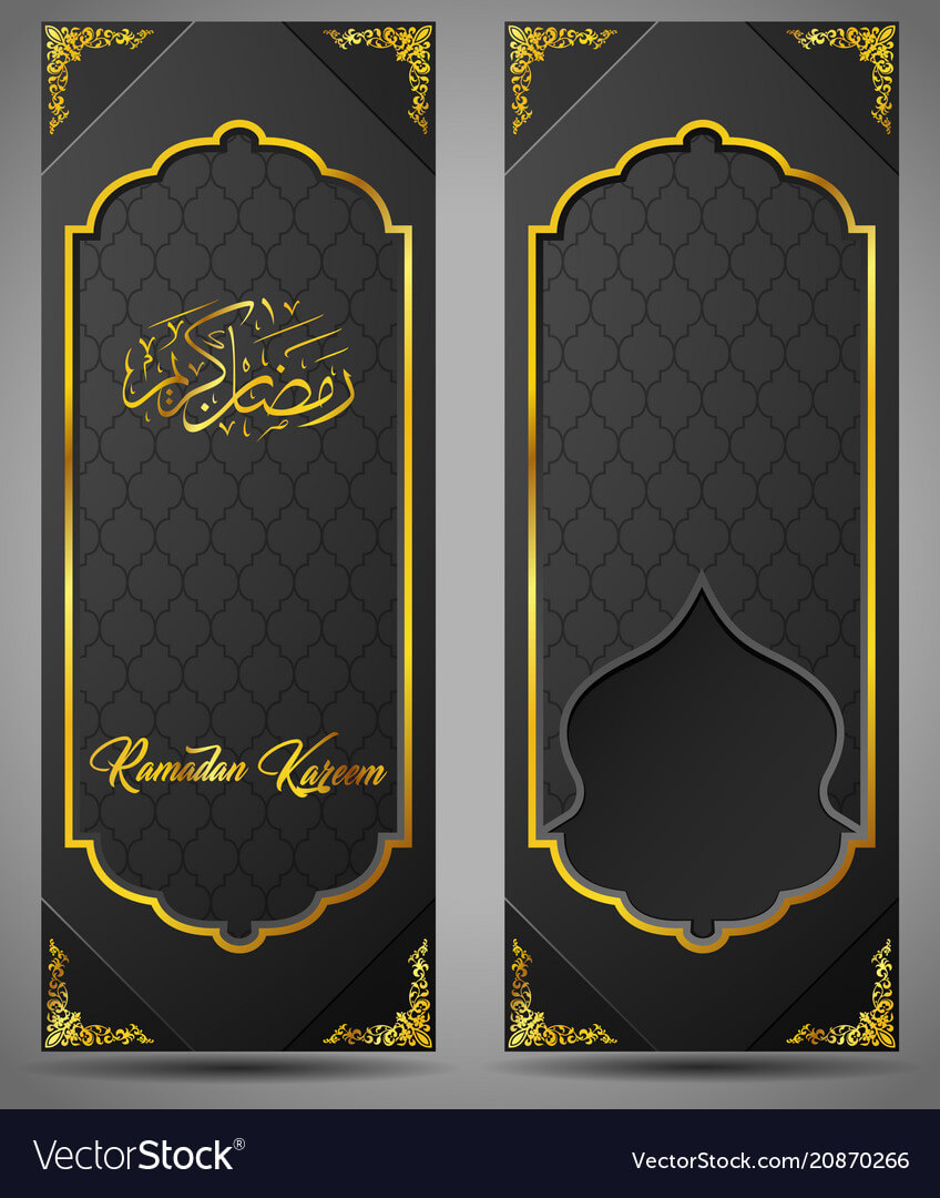 Ramadan Kareem Greeting Card Template Throughout Free Printable Blank Greeting Card Templates