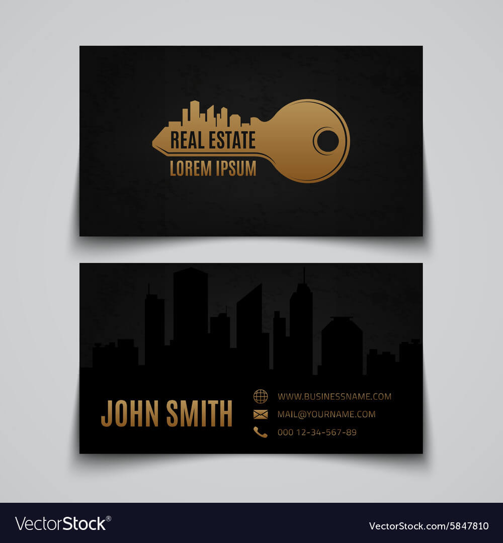 Real Estate Business Card Template For Real Estate Business Cards Templates Free