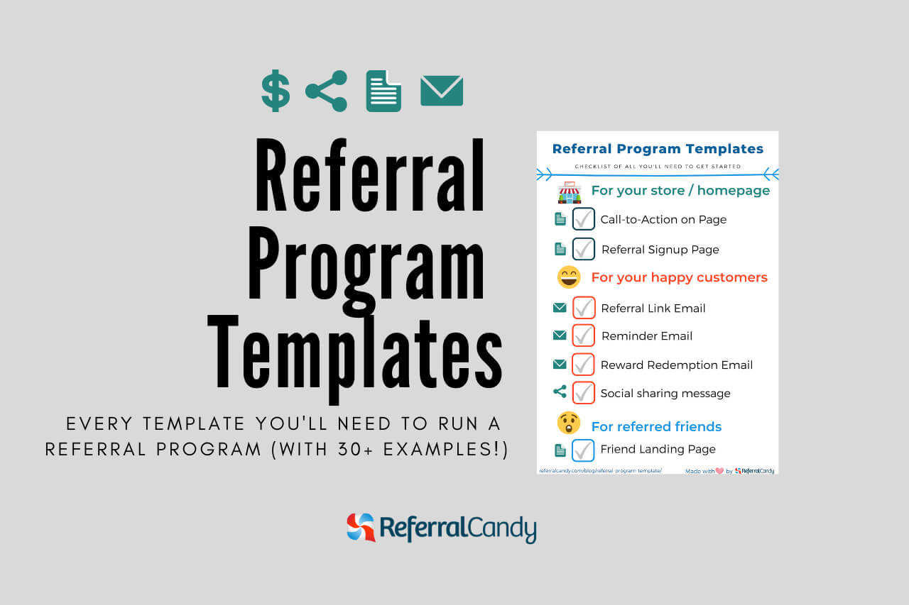 Real Life Referral Program Templates That You Can Steal Regarding Referral Card Template