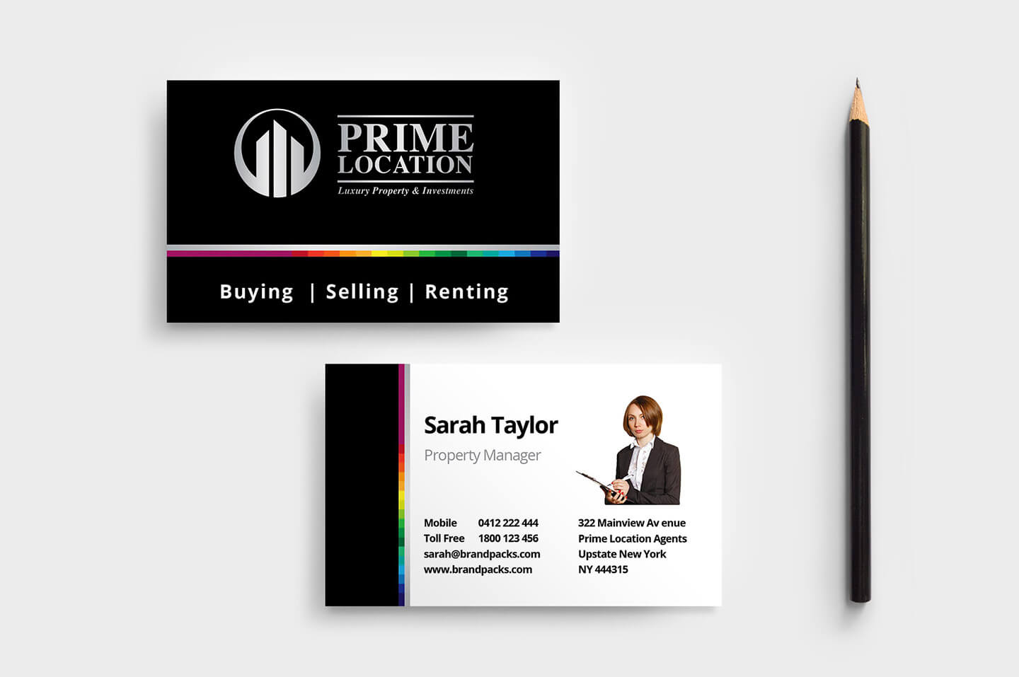Realtor Business Card Template In Psd, Ai & Vector Throughout Real Estate Agent Business Card Template
