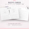 Recipe Cards, Printable Recipe Cards, Recipe Card Template, Index Card  Recipes, 3X5 Recipe Cards, 4X6 Recipe Cards, Recipe Card Tabs For Index Card Template For Pages